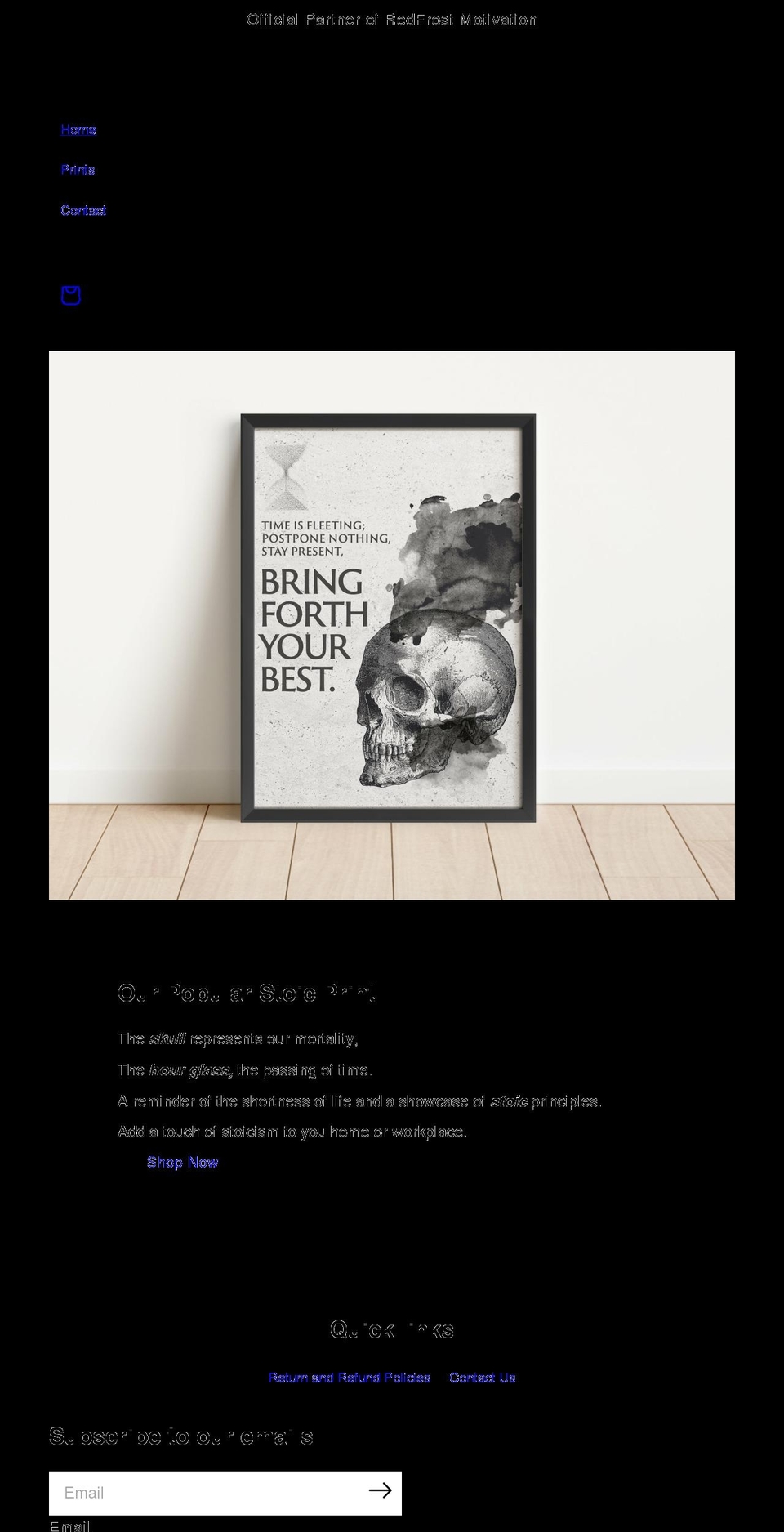 becomingking.net shopify website screenshot
