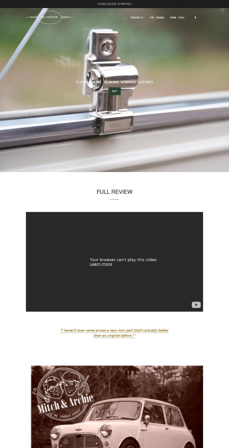 becooper.shop shopify website screenshot