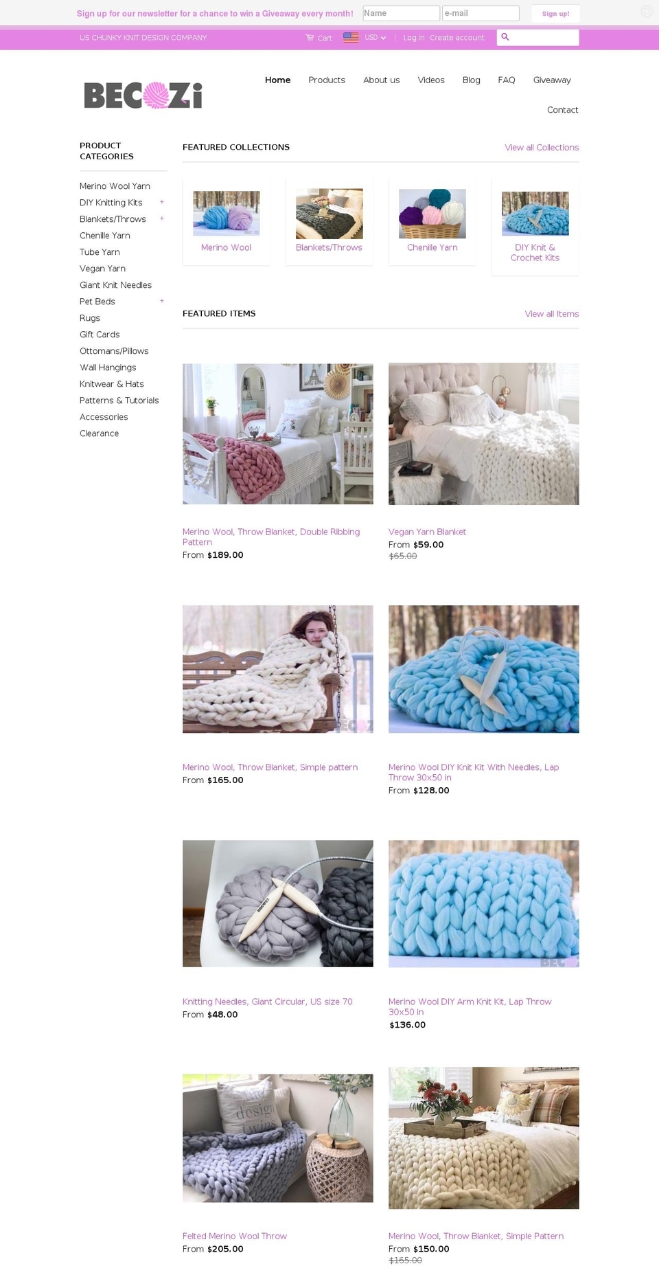 becozi.com — Shopify storefront screenshot