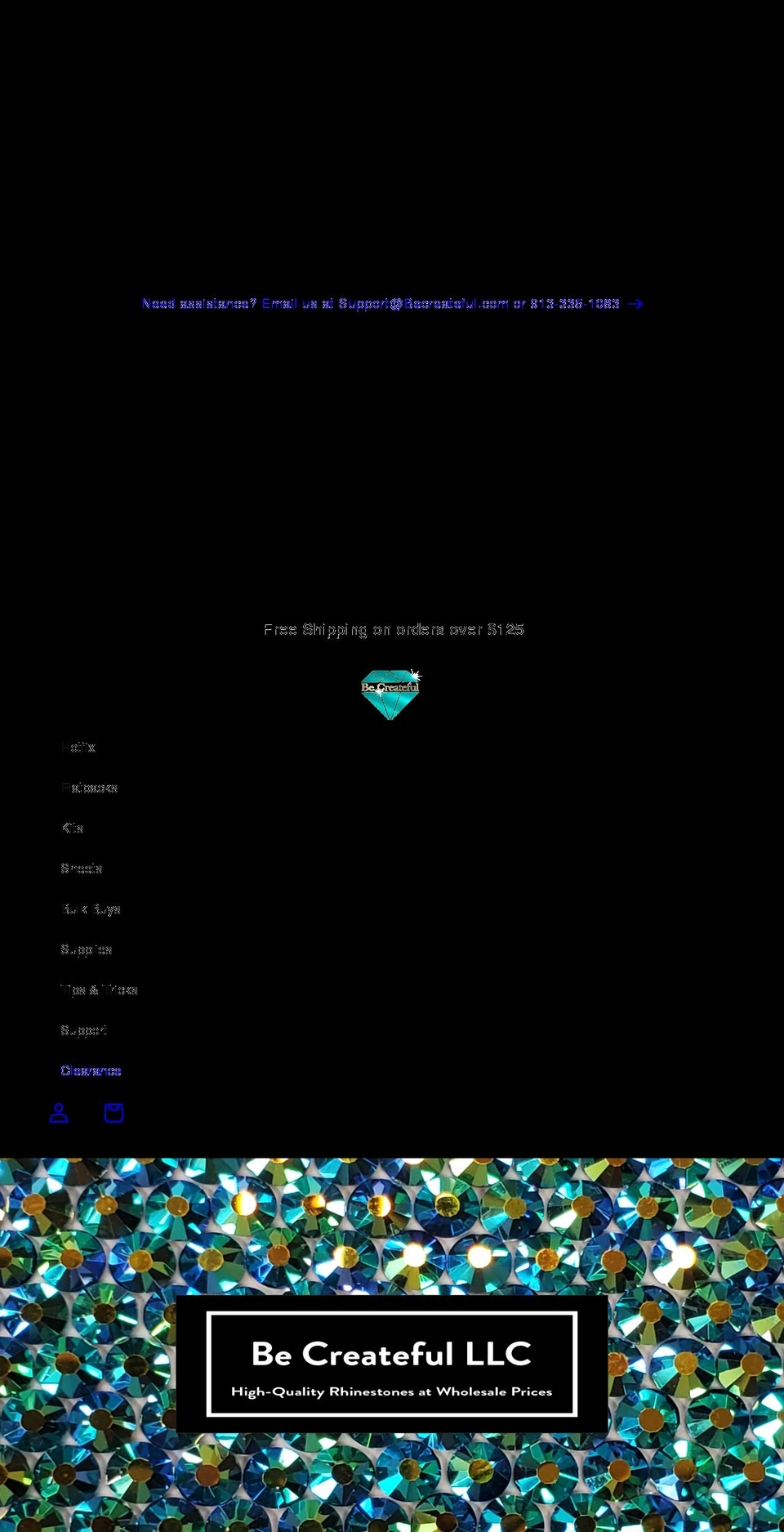 becreateful.net shopify website screenshot