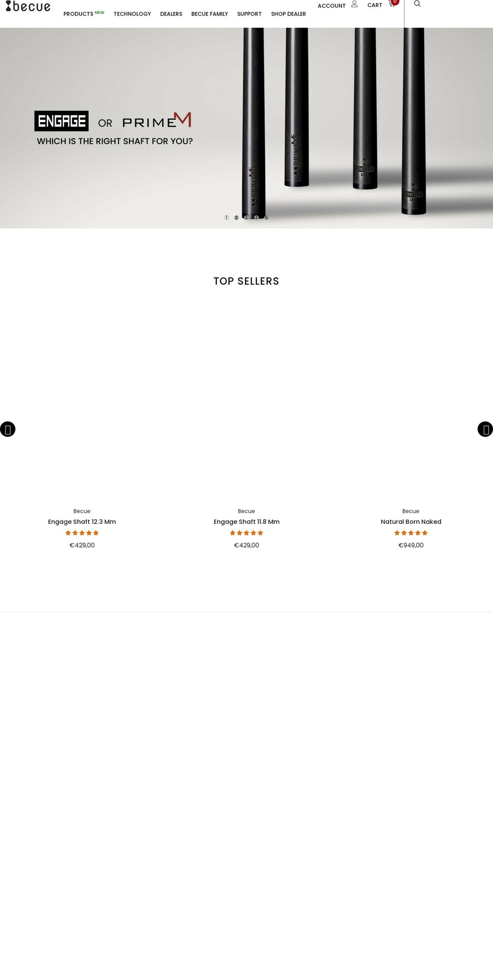 WATCHES Shopify theme site example becueofficial.com