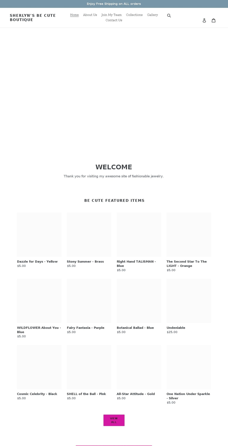 becutebydesignboutique.com shopify website screenshot