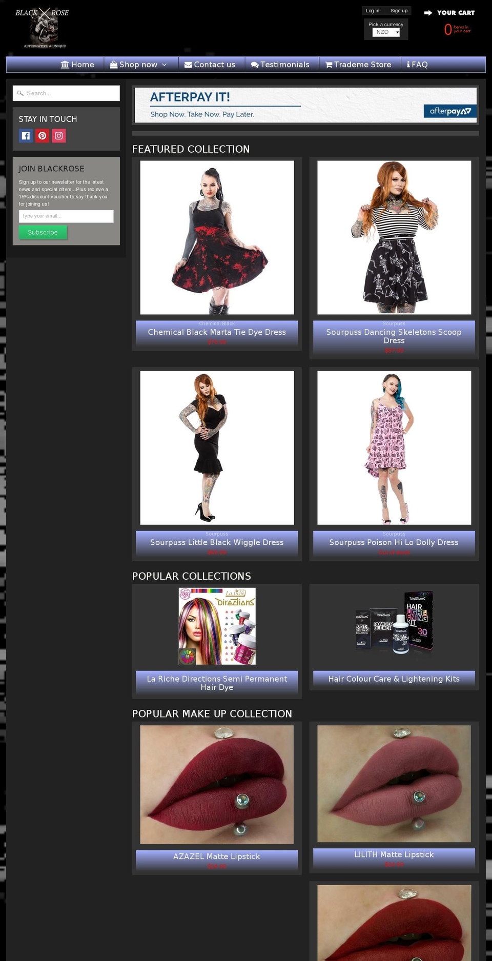 bedazzled.co.nz shopify website screenshot