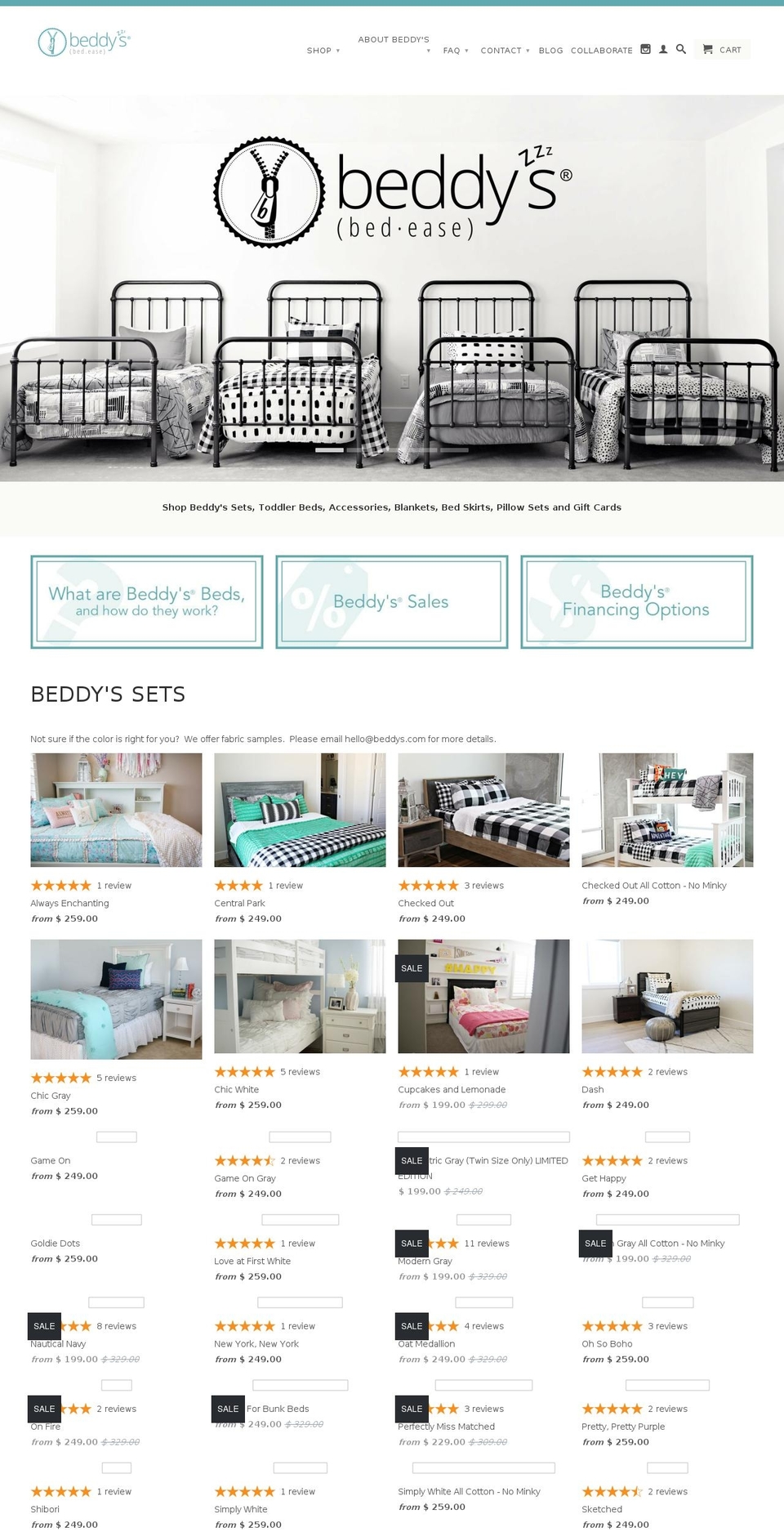 bedease.com — Shopify storefront screenshot