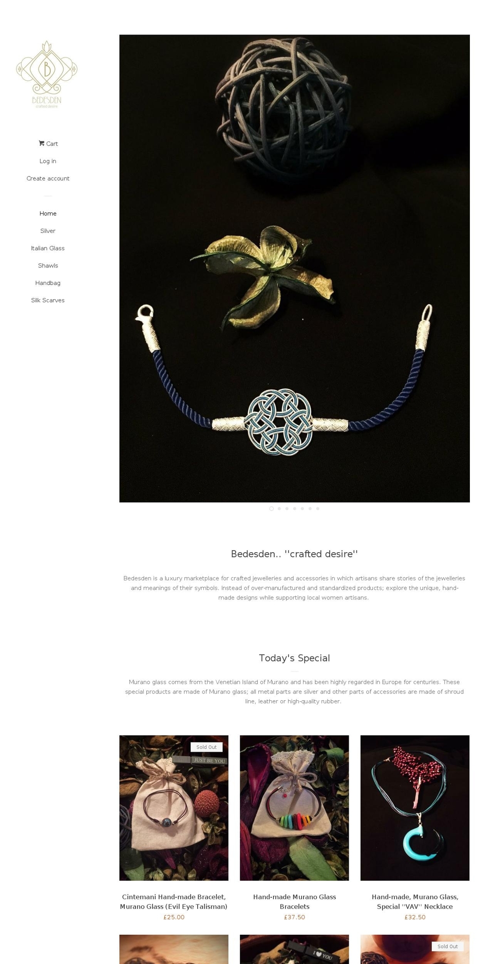 bedesden.com shopify website screenshot