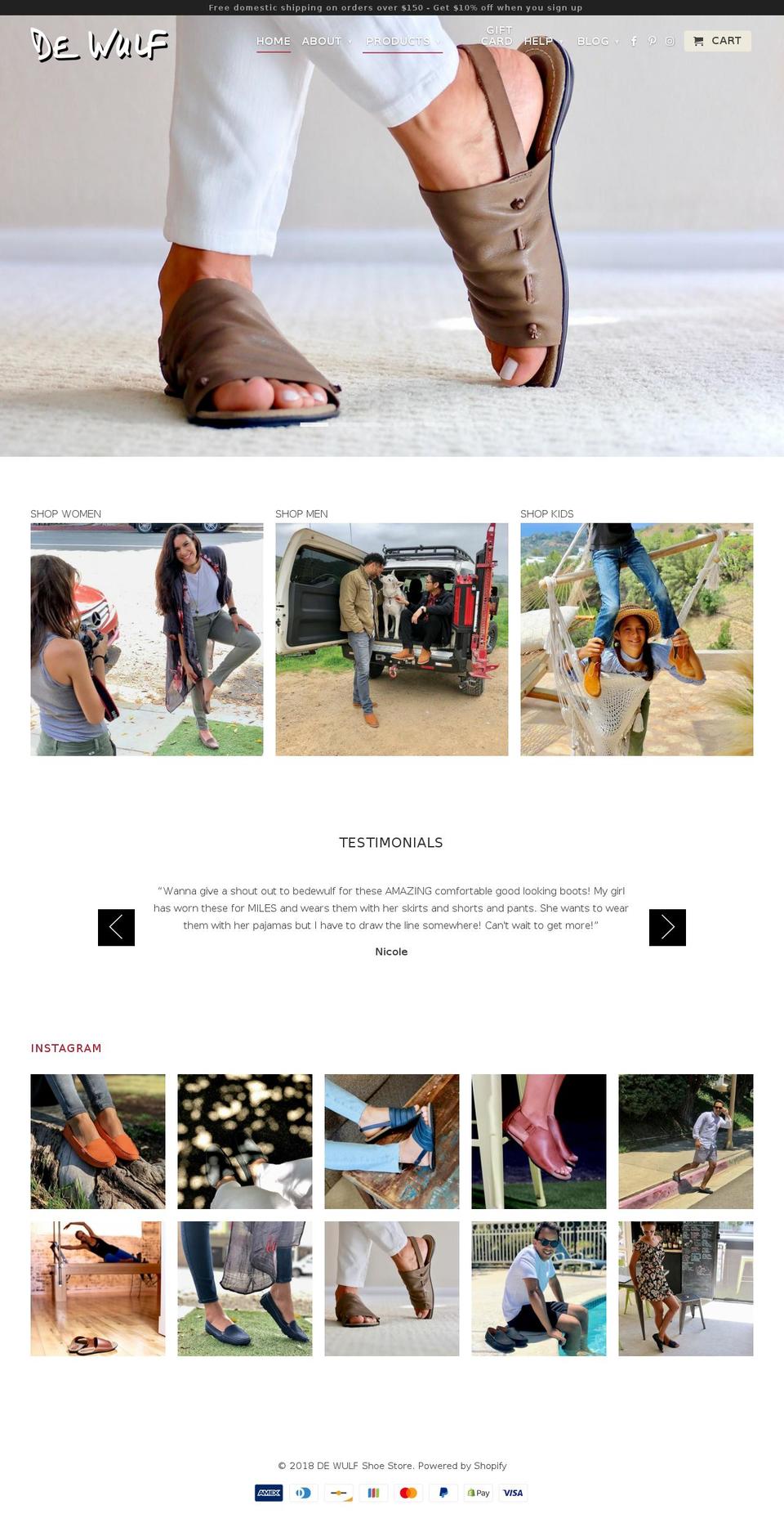 bedewulf.com shopify website screenshot