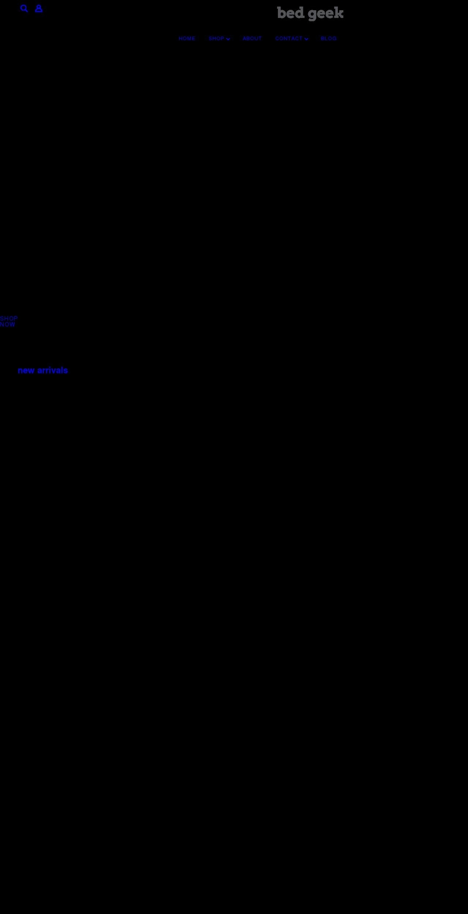 bedgeek.com shopify website screenshot