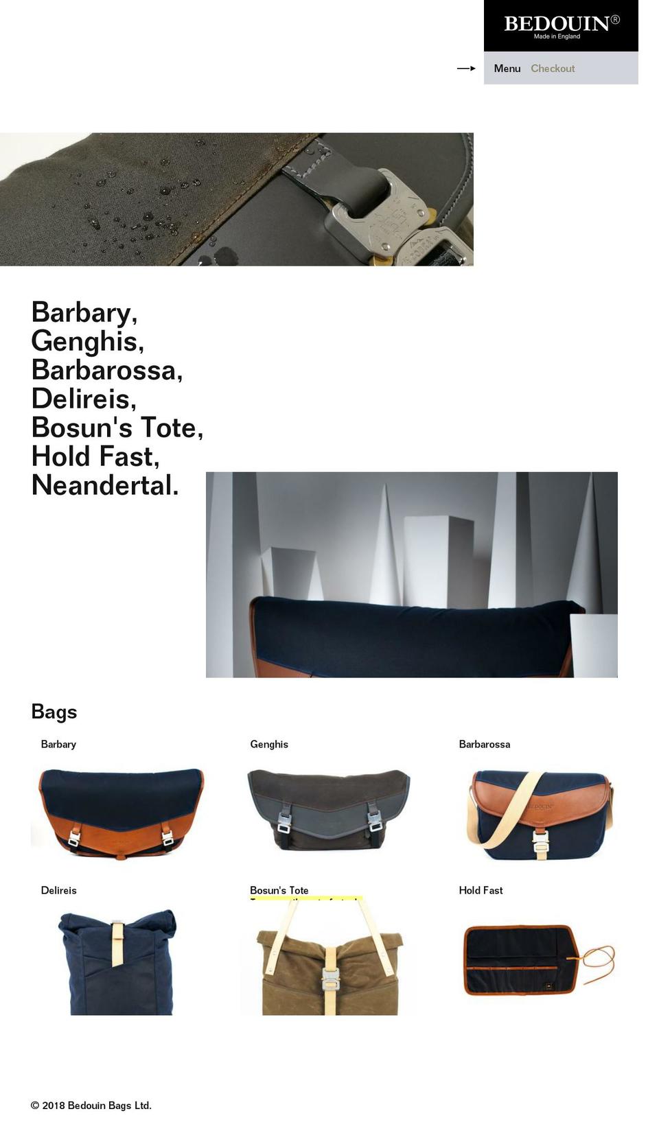 bedouinfoundry.com — Shopify storefront screenshot