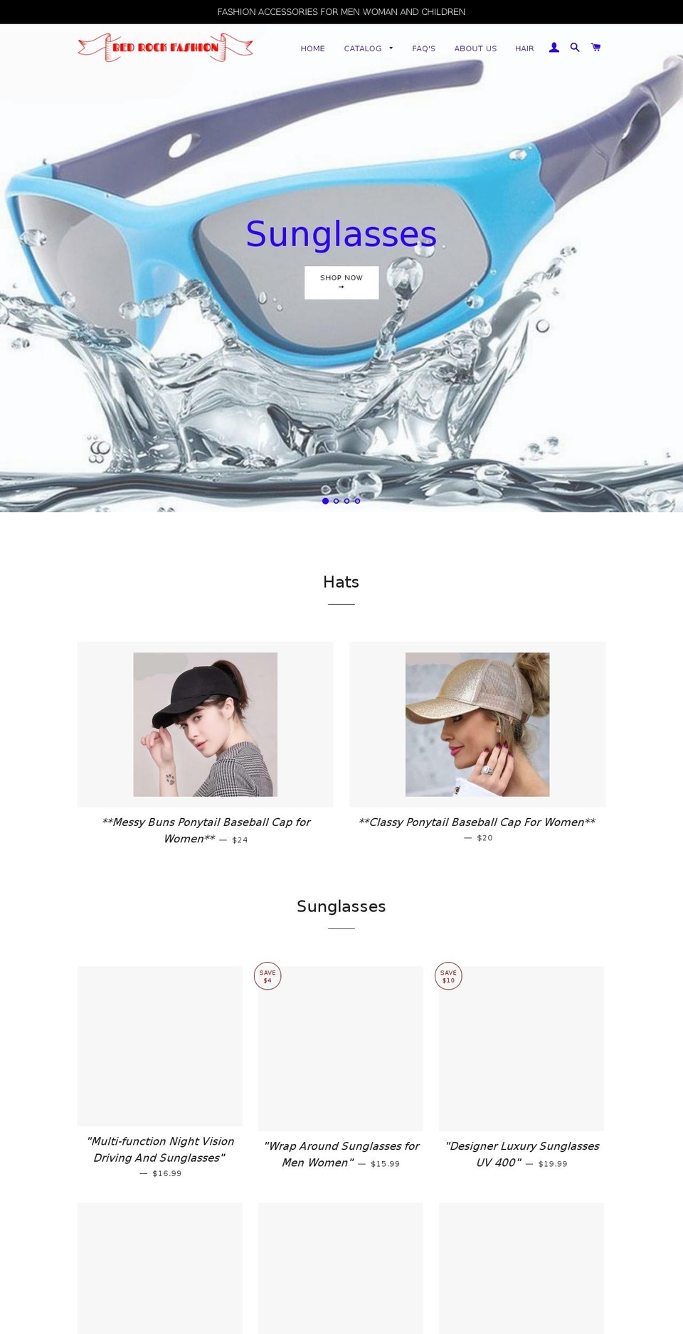 bedrockfashion.com shopify website screenshot