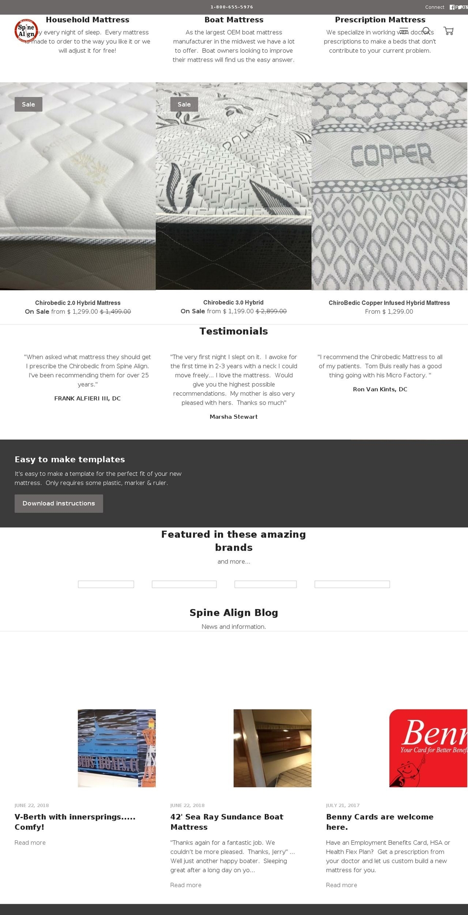 beds4boats.com — Shopify storefront screenshot