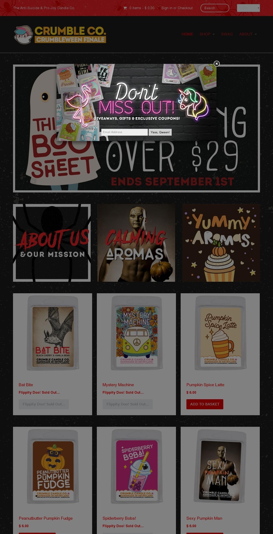 bedtimegoddess.com — Shopify storefront screenshot