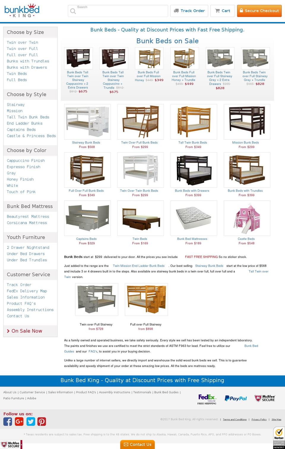 February st cls fix Shopify theme site example bedzking.com