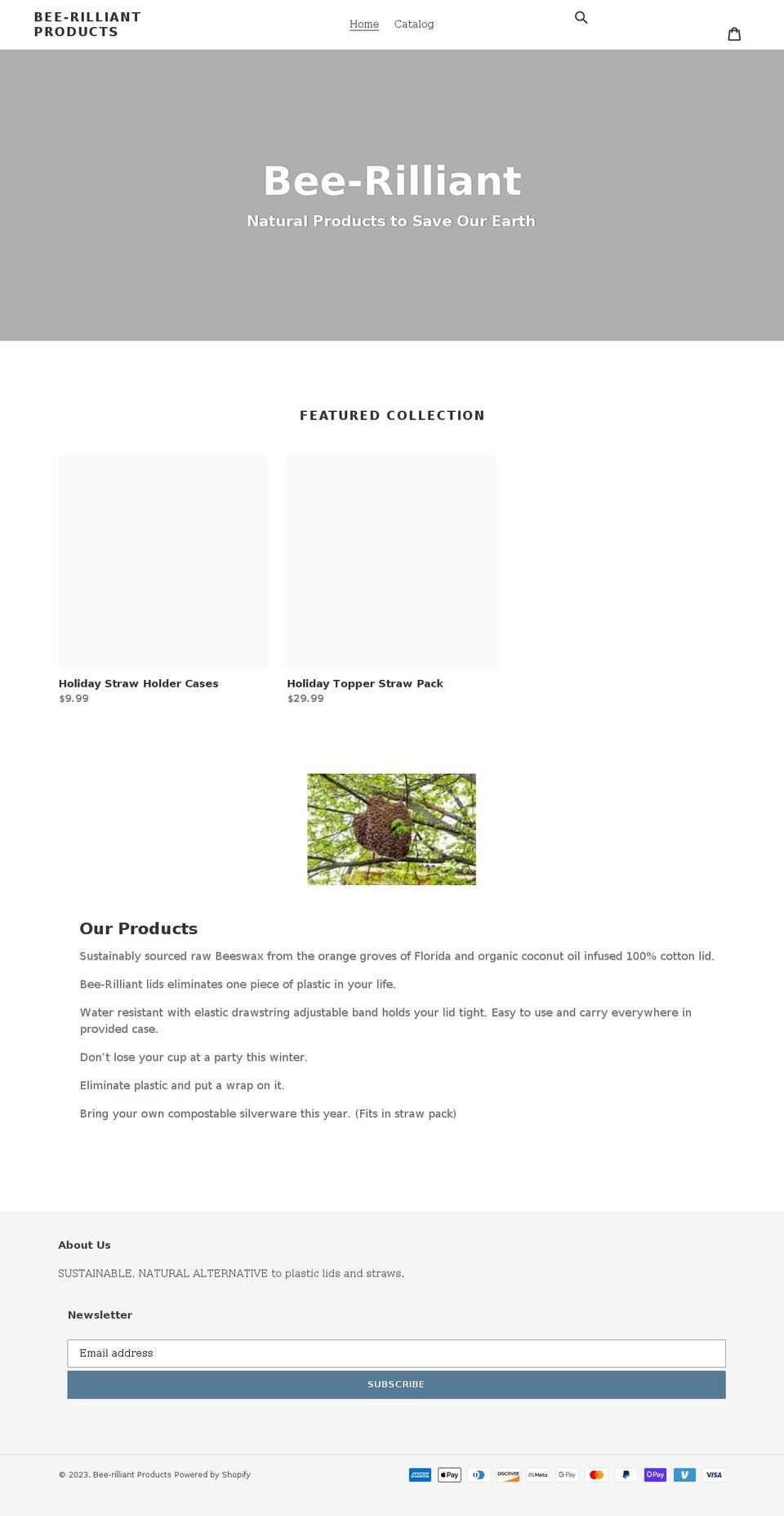 bee-rilliant.com shopify website screenshot