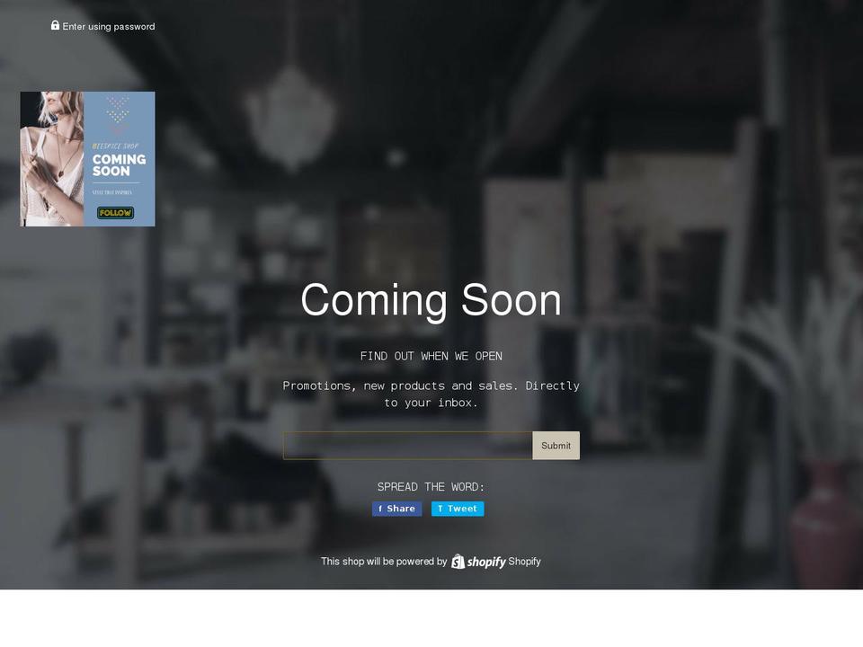 bee-spice.myshopify.com shopify website screenshot