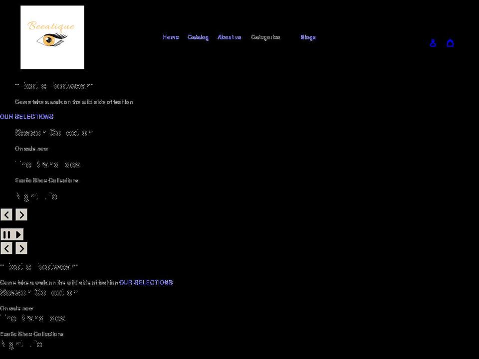 beeatique.com shopify website screenshot