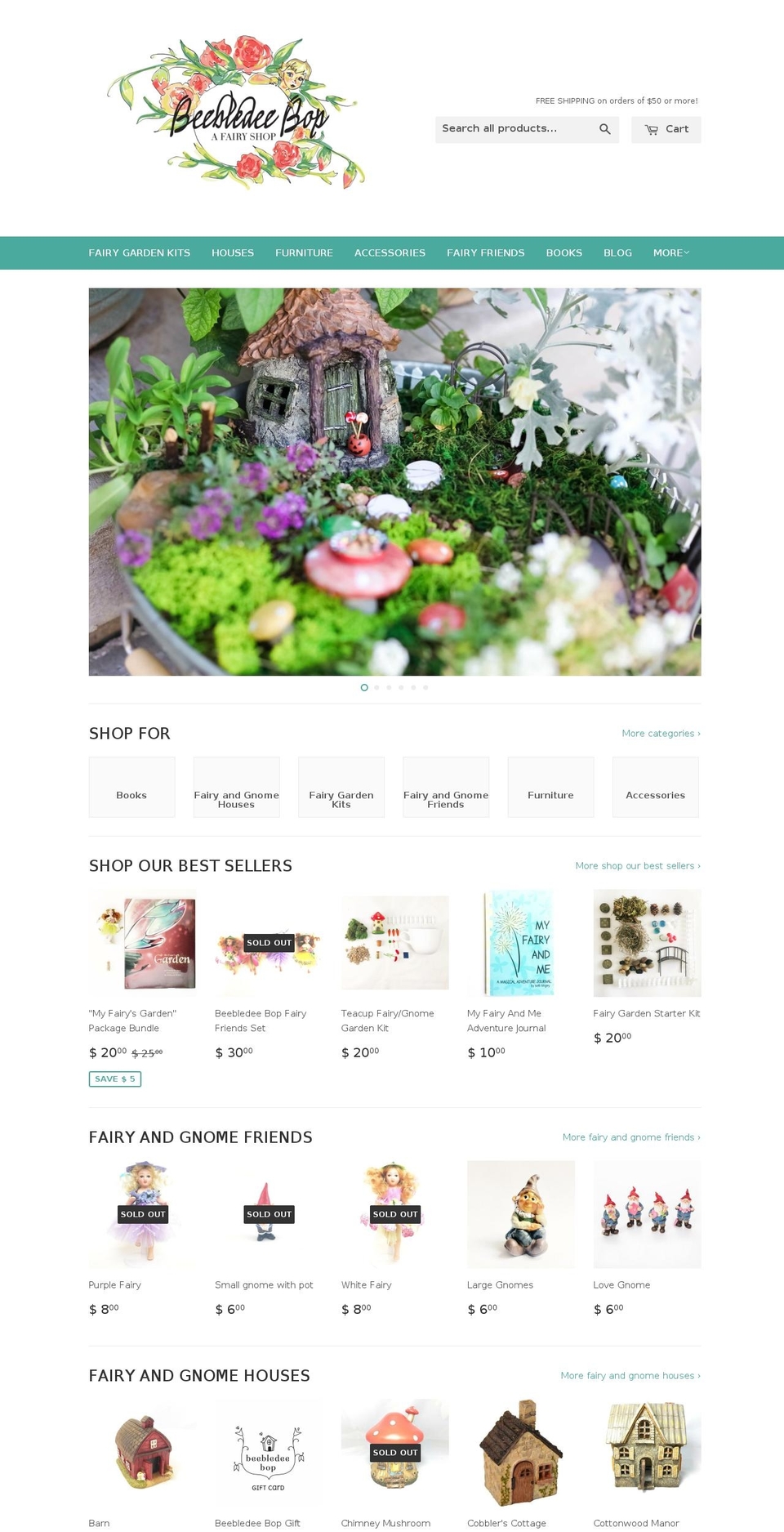 beebledeebop.com — Shopify storefront screenshot