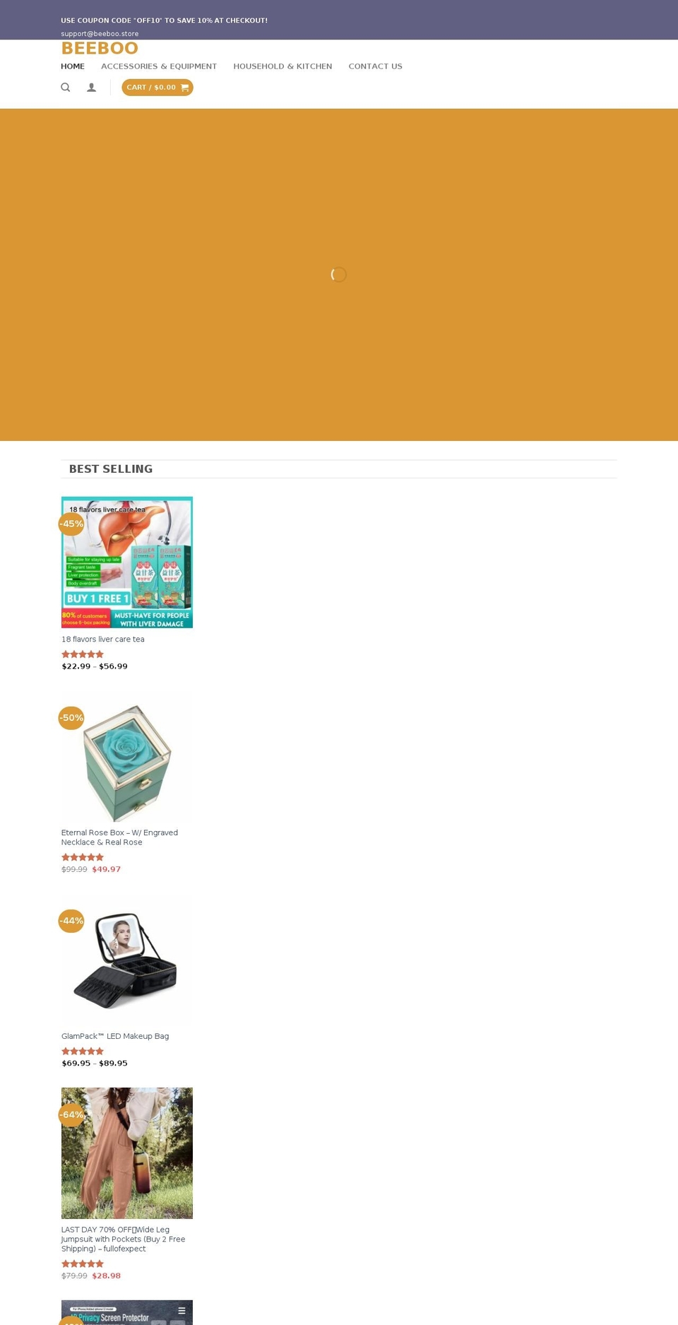 beeboo.store shopify website screenshot