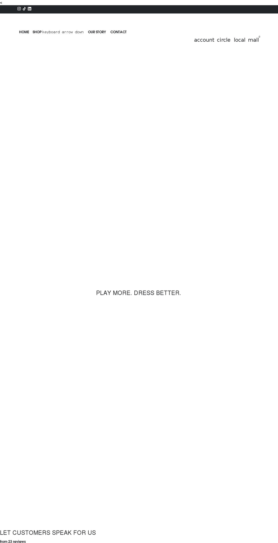 beechgolf.com shopify website screenshot