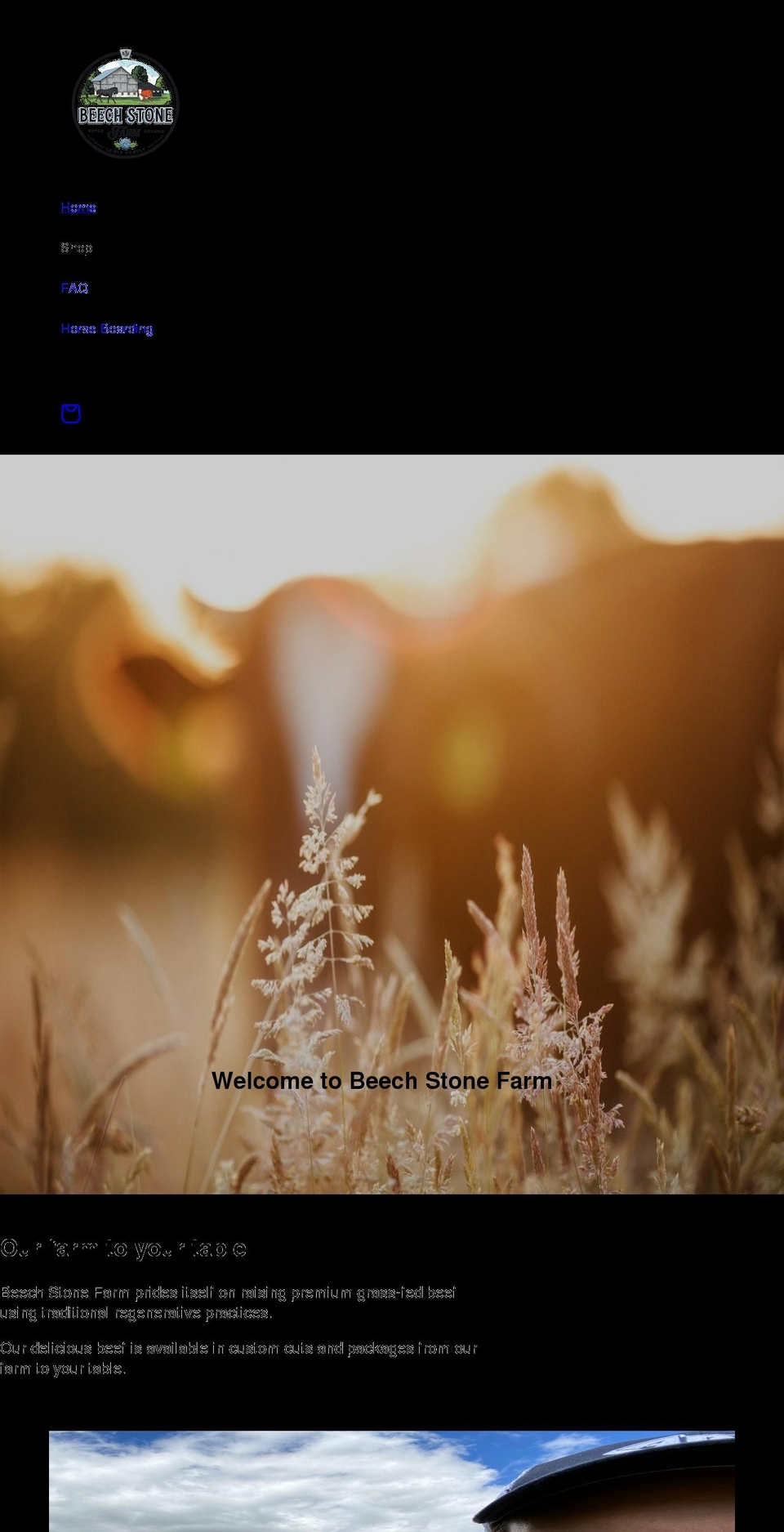 beechstonefarm.com shopify website screenshot