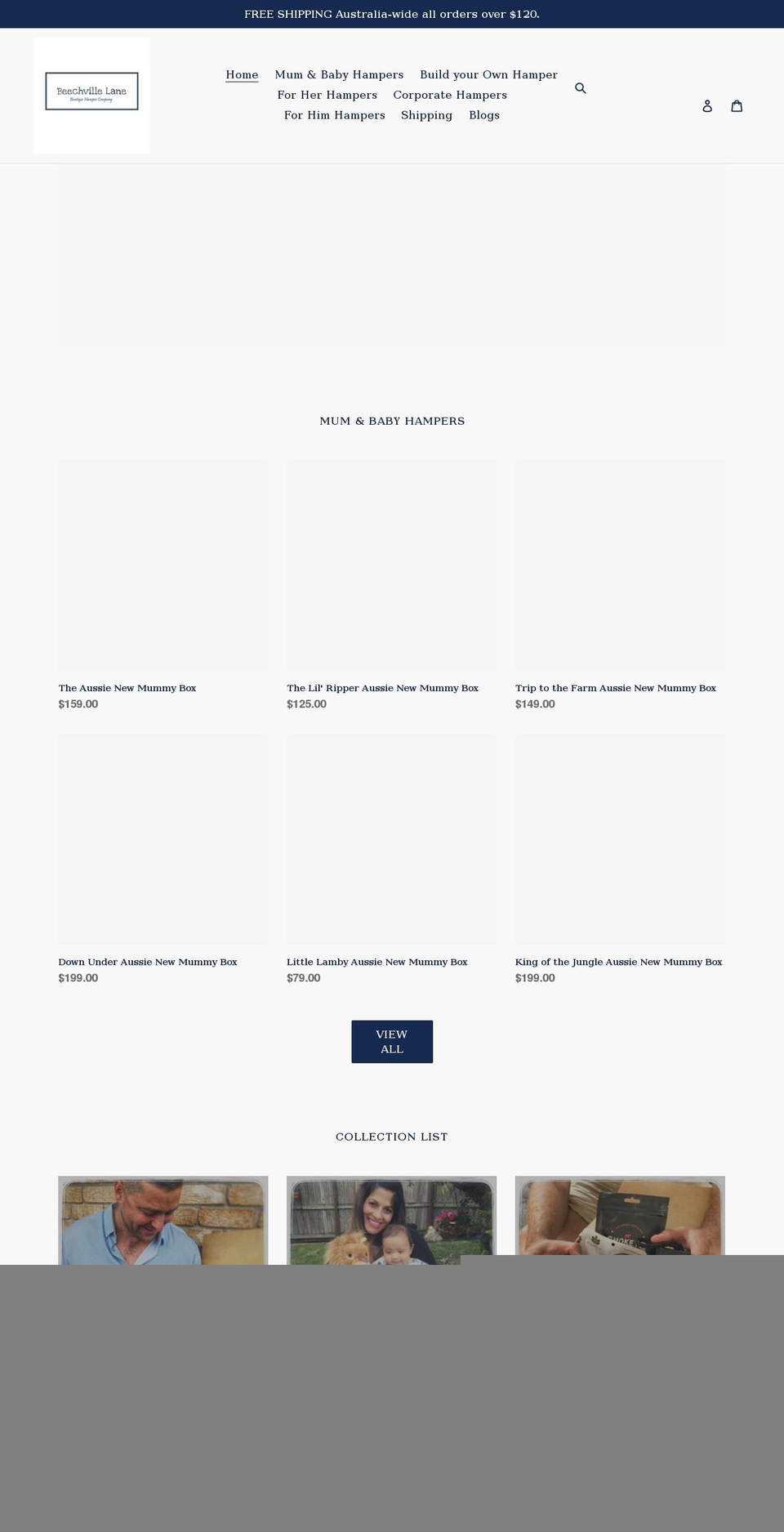 beechvillelane.com shopify website screenshot