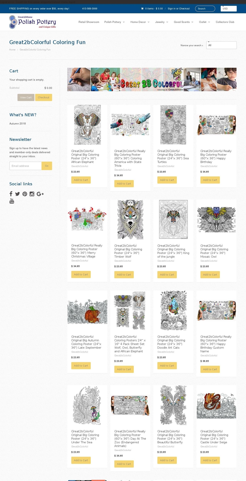 beecolorfulposters.com — Shopify storefront screenshot