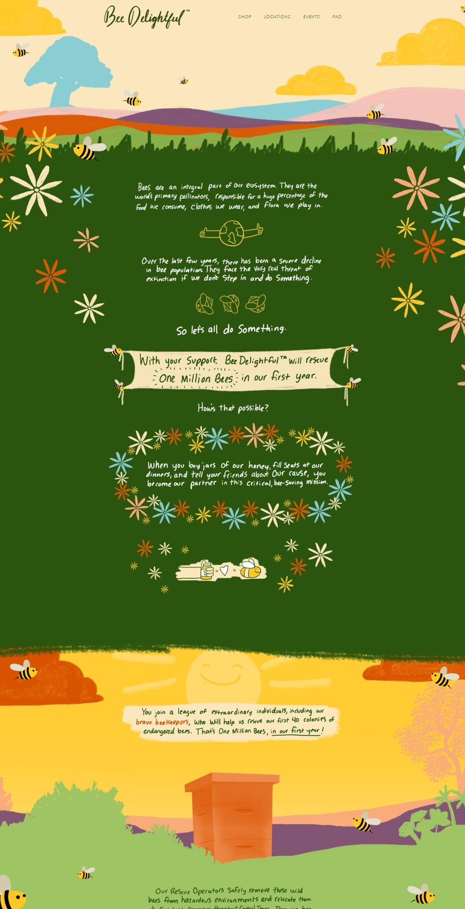 beedelightful.com shopify website screenshot