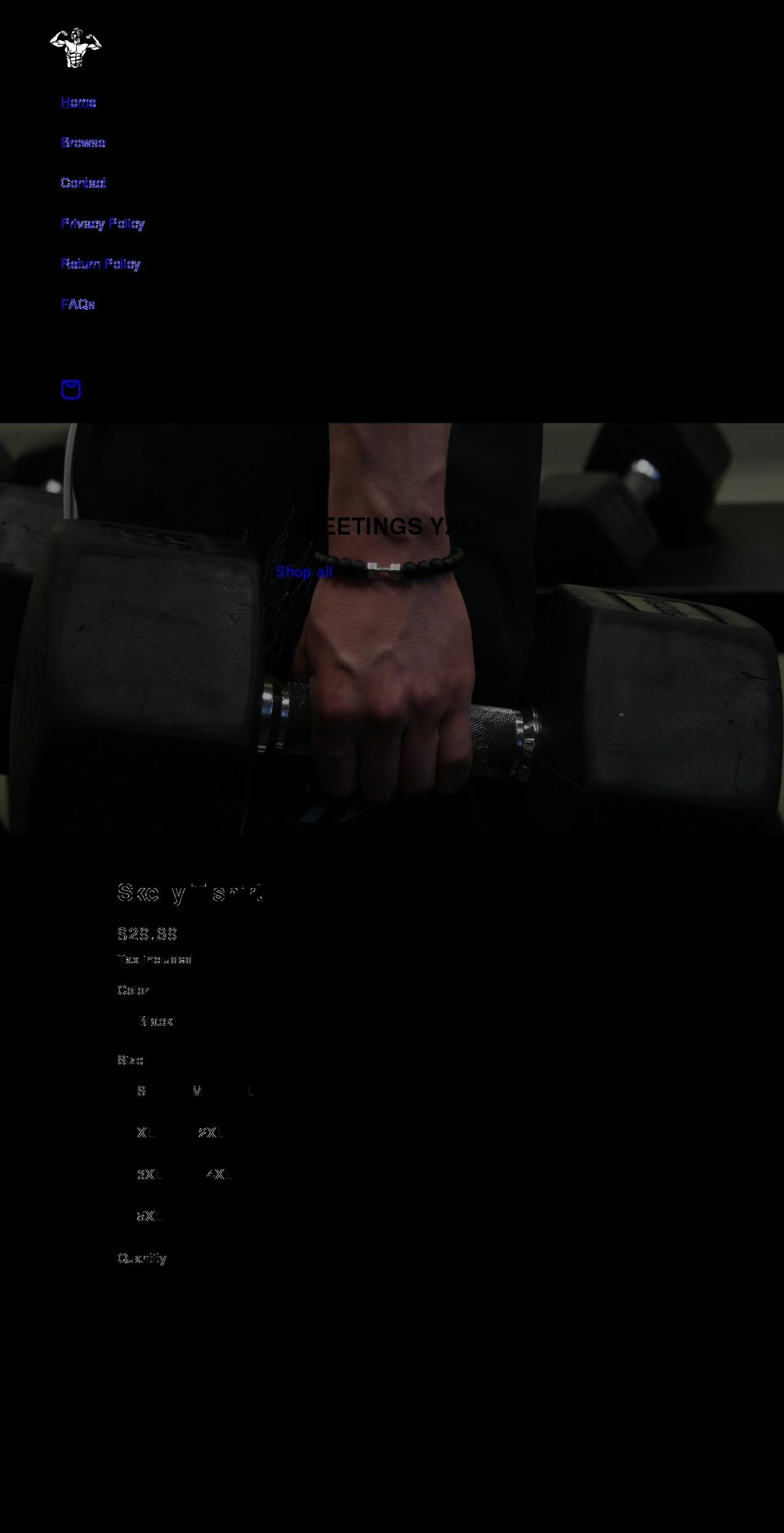 beefcakeapparel.com shopify website screenshot