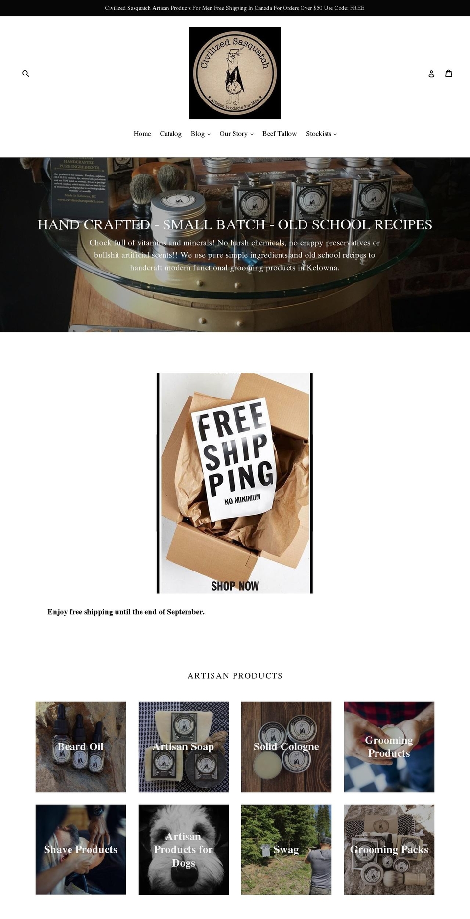 beefupthebeard.com — Shopify storefront screenshot