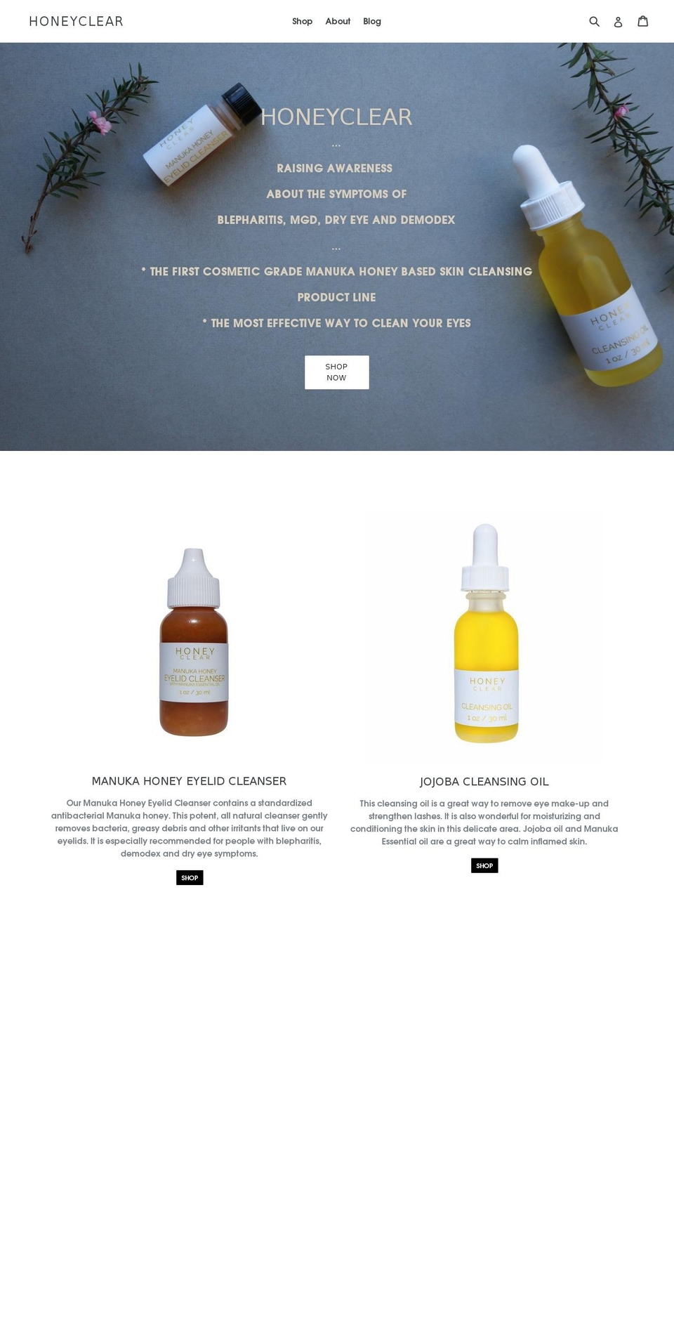 beehoneyfit.com — Shopify storefront screenshot
