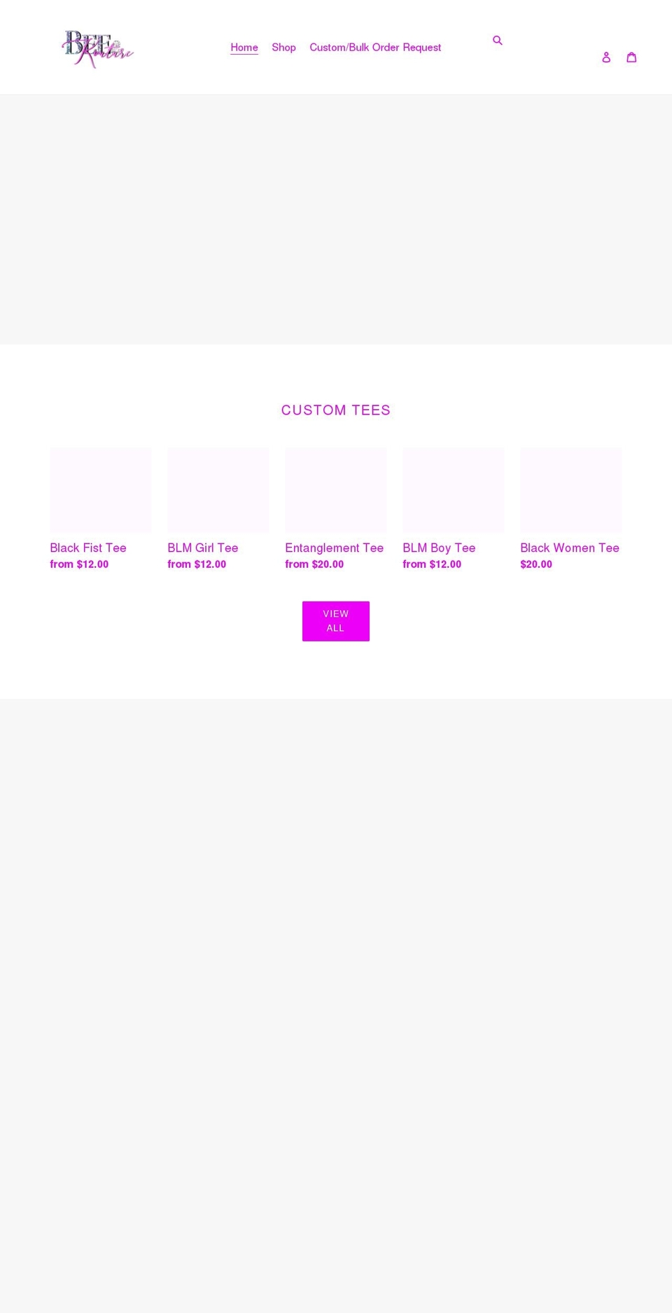 beekouture.com shopify website screenshot