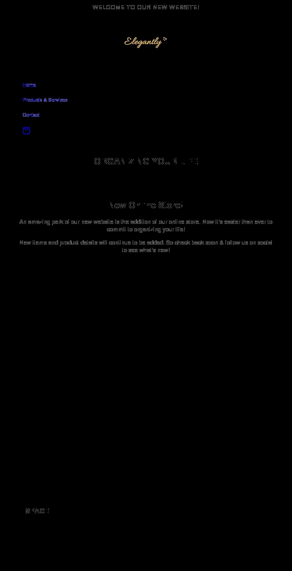 beelegantlyefficient.com shopify website screenshot