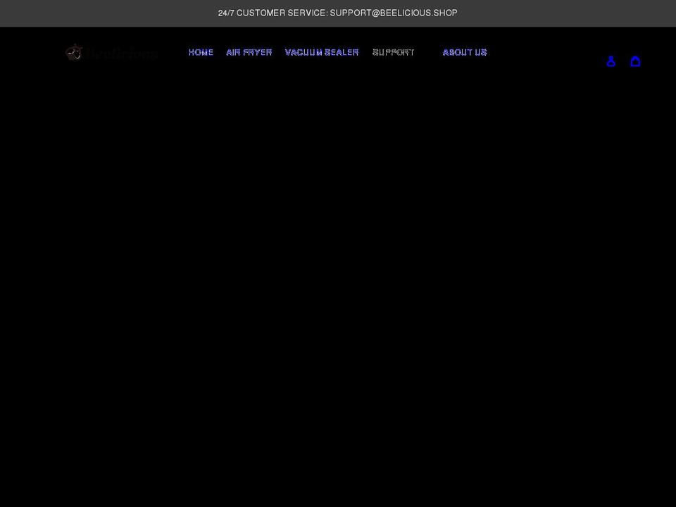 beelicious.shop shopify website screenshot