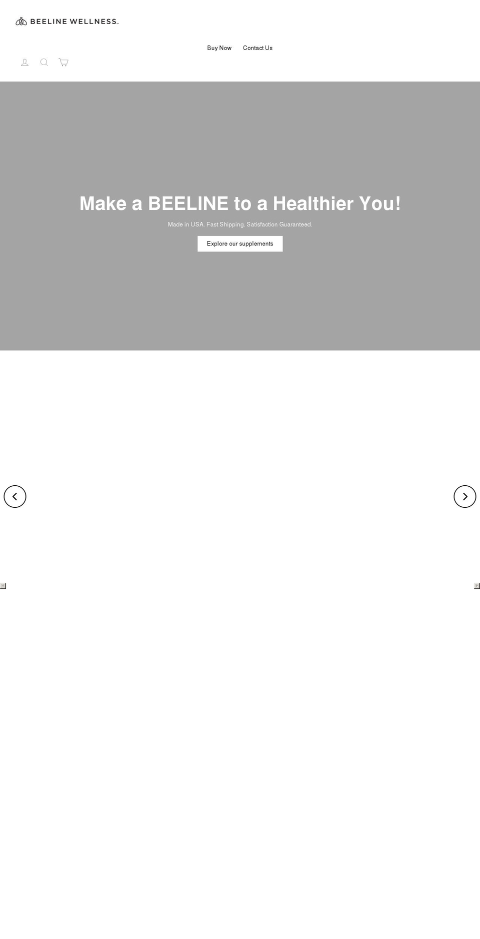 beeline-wellness.com shopify website screenshot