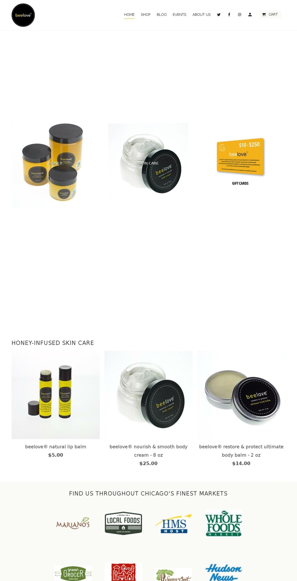 beelovebuzz.com shopify website screenshot