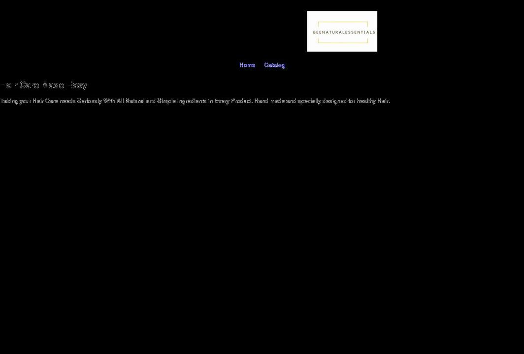 beenaturalessentials.com shopify website screenshot