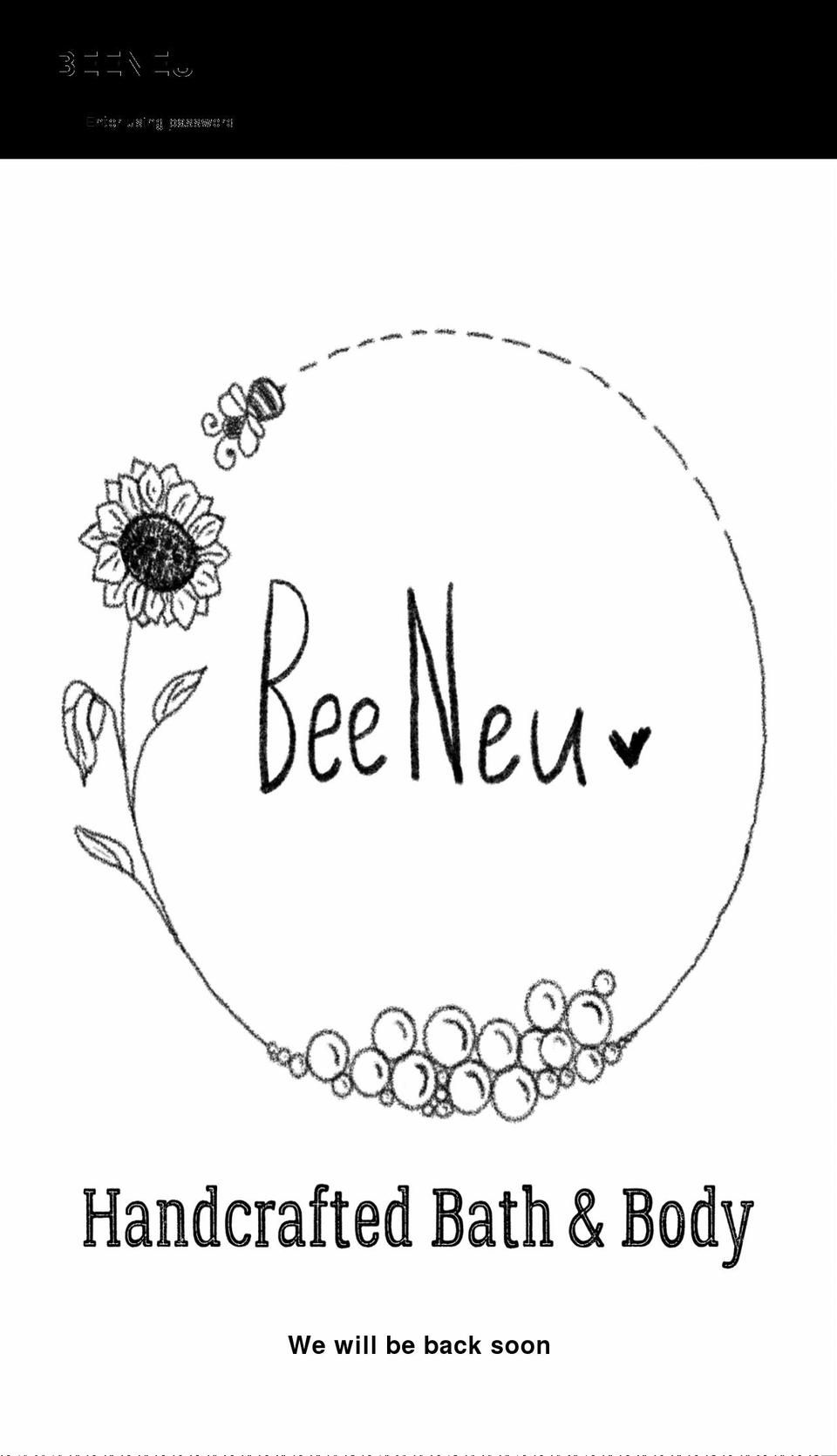 beeneu.com shopify website screenshot