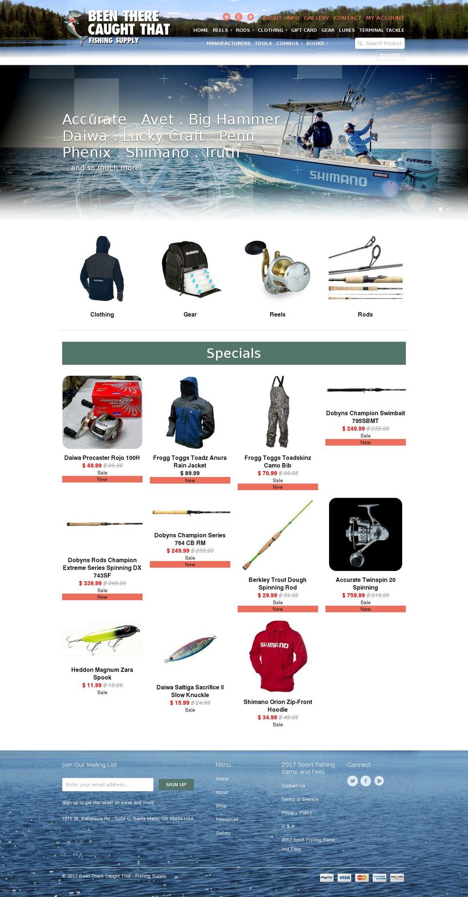 beentherecaughtthat.com shopify website screenshot