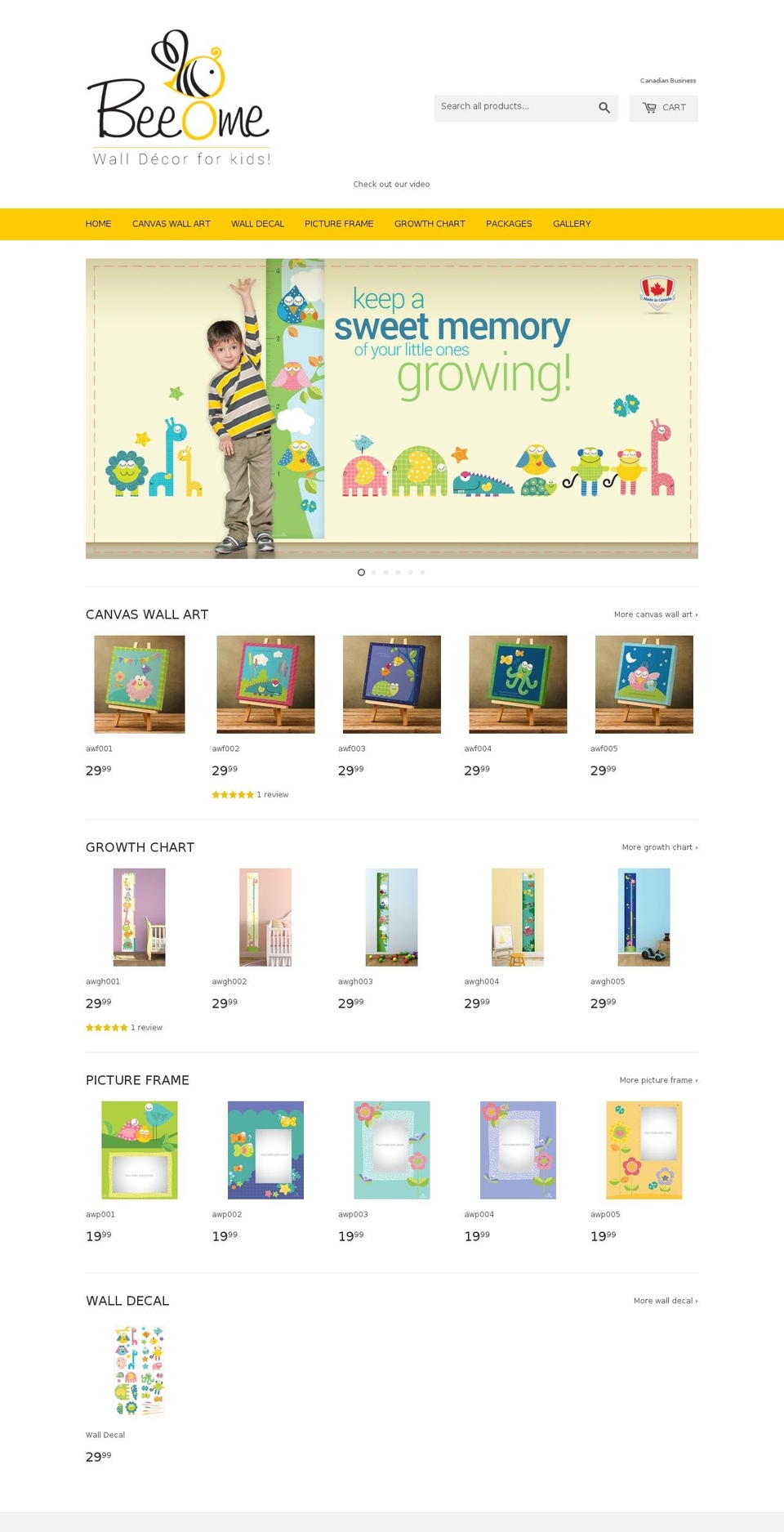 beeome.com shopify website screenshot