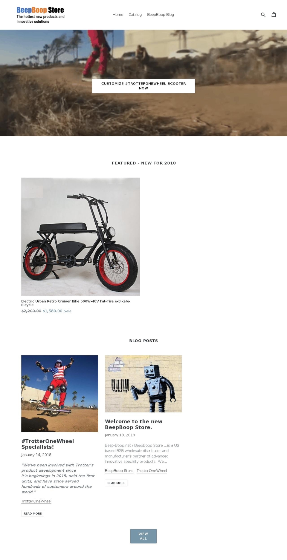 beep-boop.net shopify website screenshot