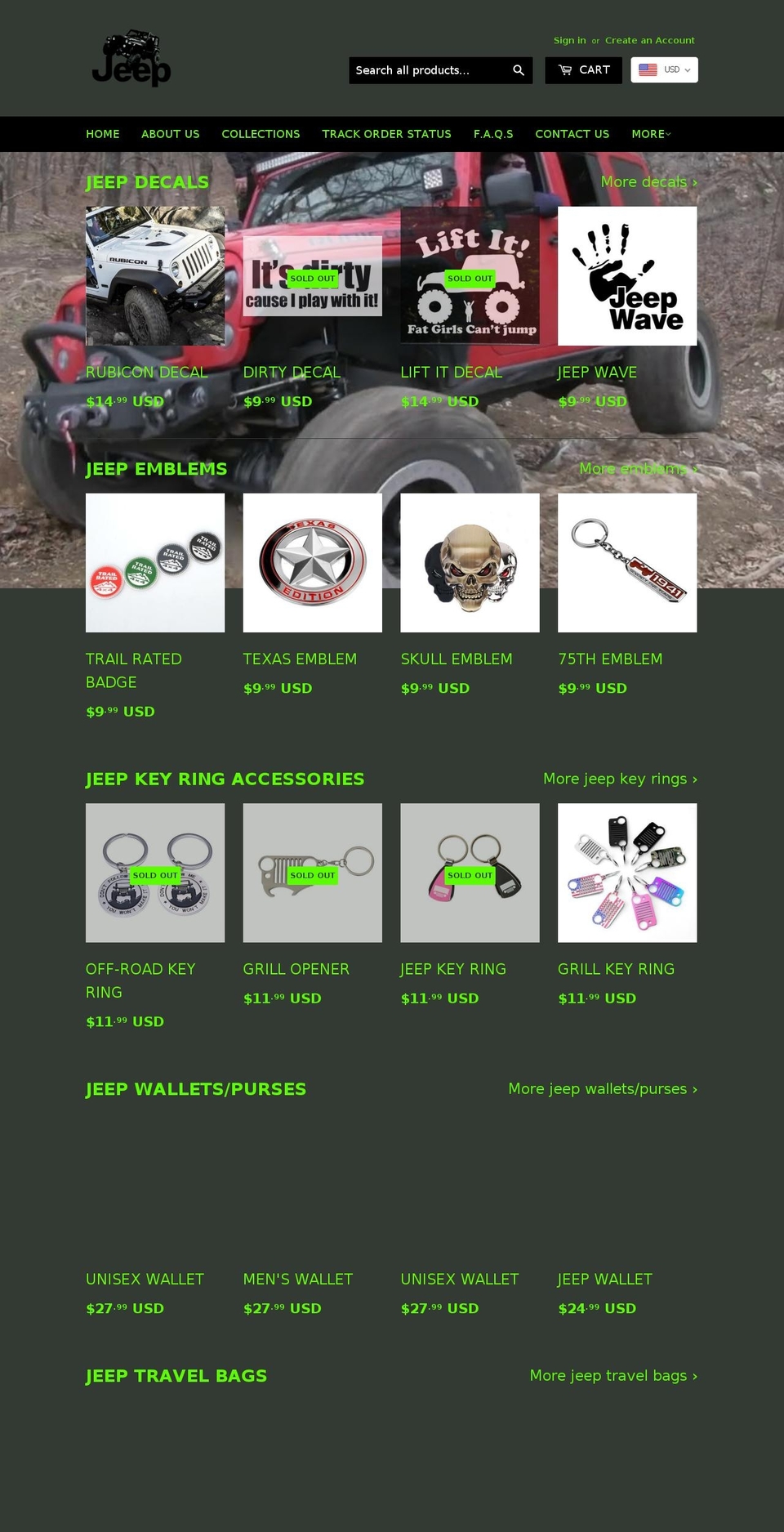 beepbeepjeep.com — Shopify storefront screenshot
