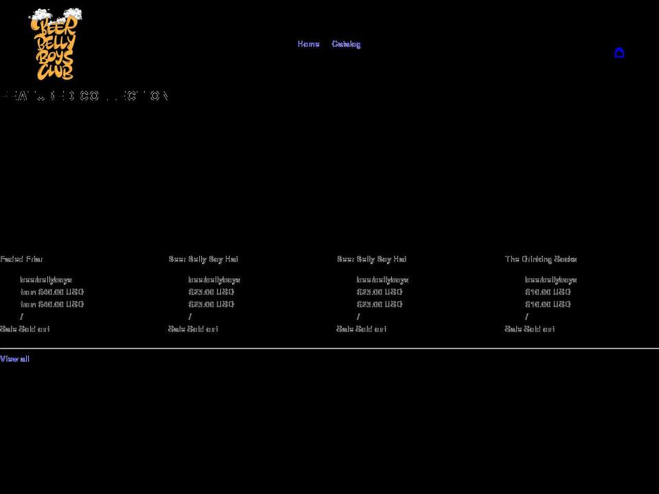 beerbellyboys.com shopify website screenshot