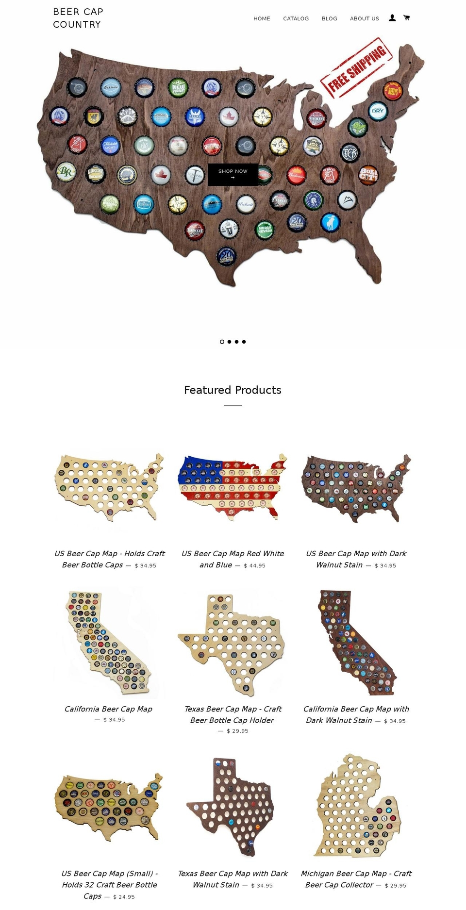 beercapcountry.com — Shopify storefront screenshot