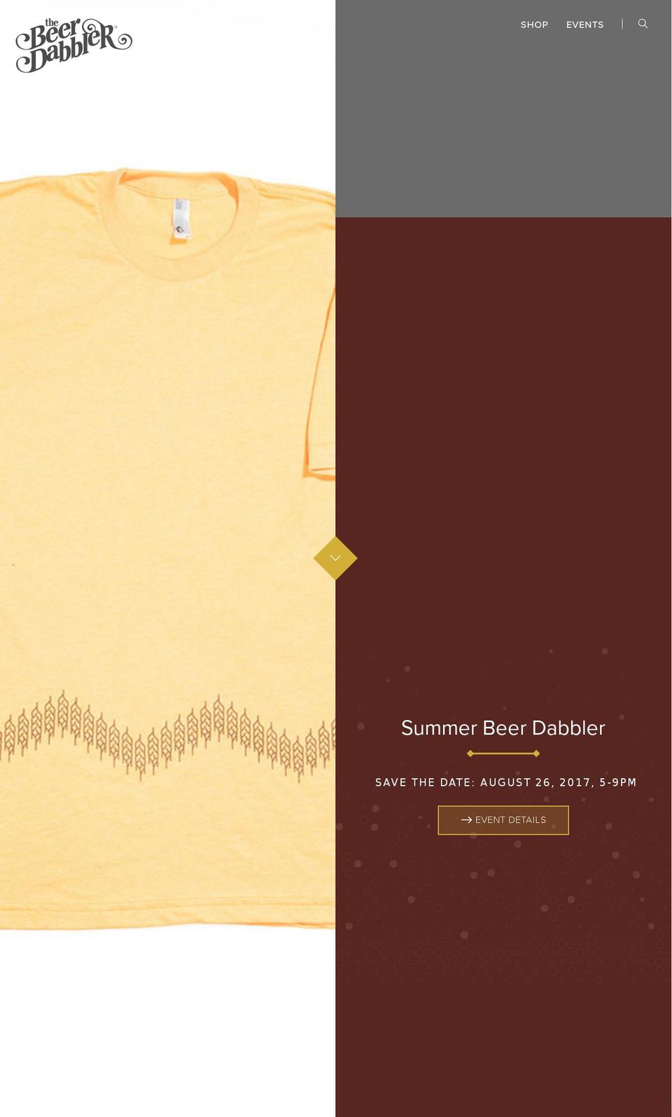 Beer Dabbler V1.1 1-4-2017 Shopify theme site example beerdabbler.com