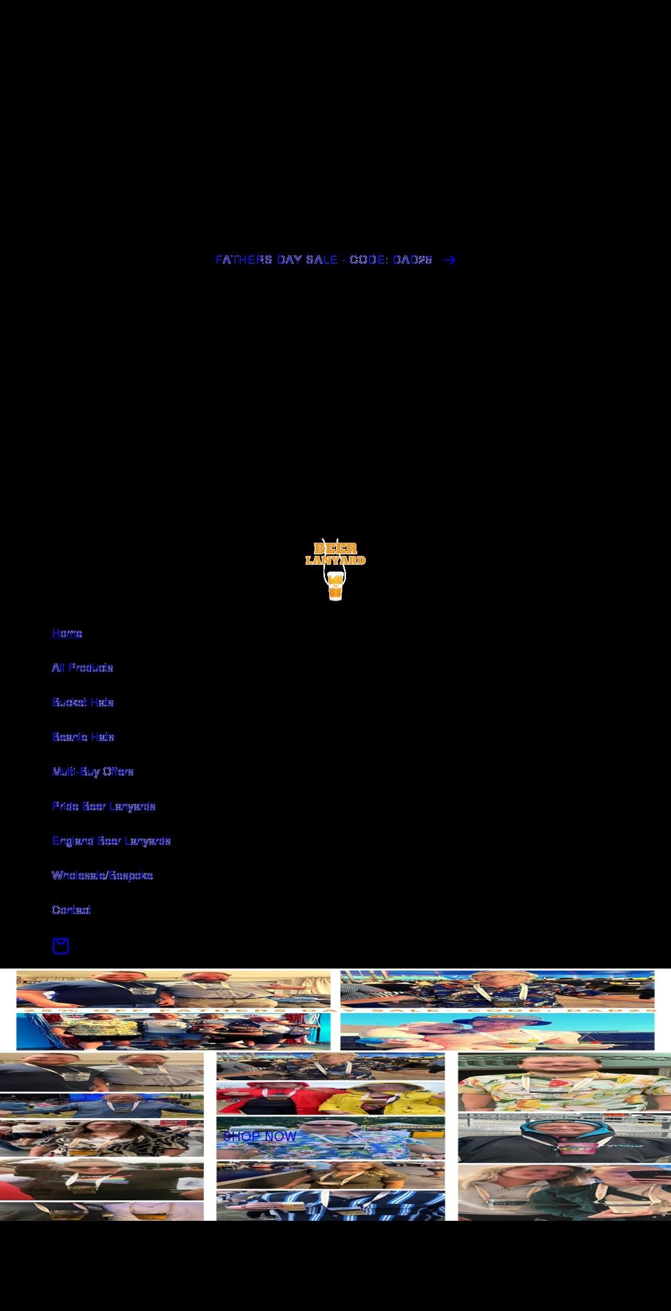 beerlanyard.com shopify website screenshot