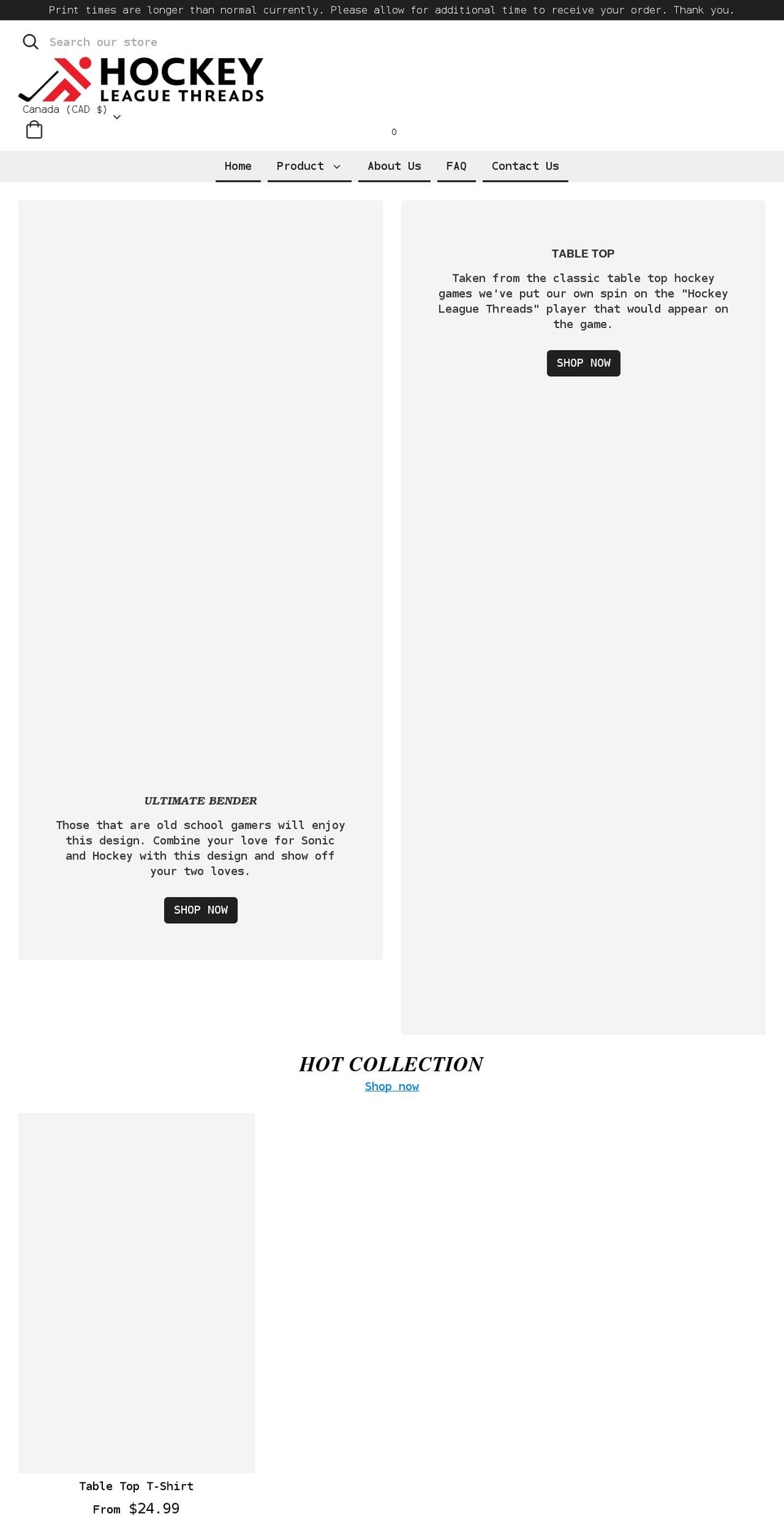 beerleaguethreads.com shopify website screenshot