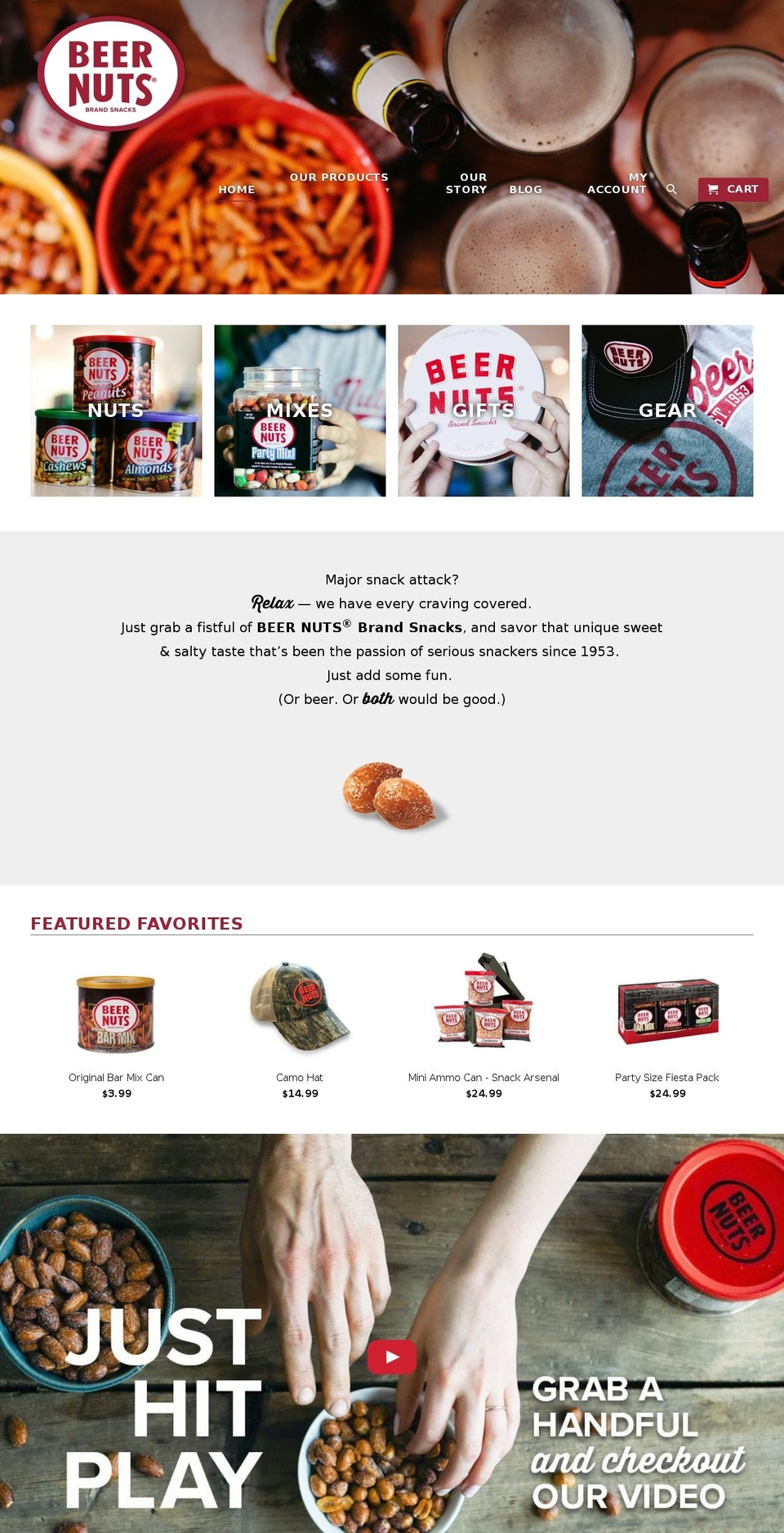 Beernuts 2018 - Checkout updated Shopify theme site example beernuts.com