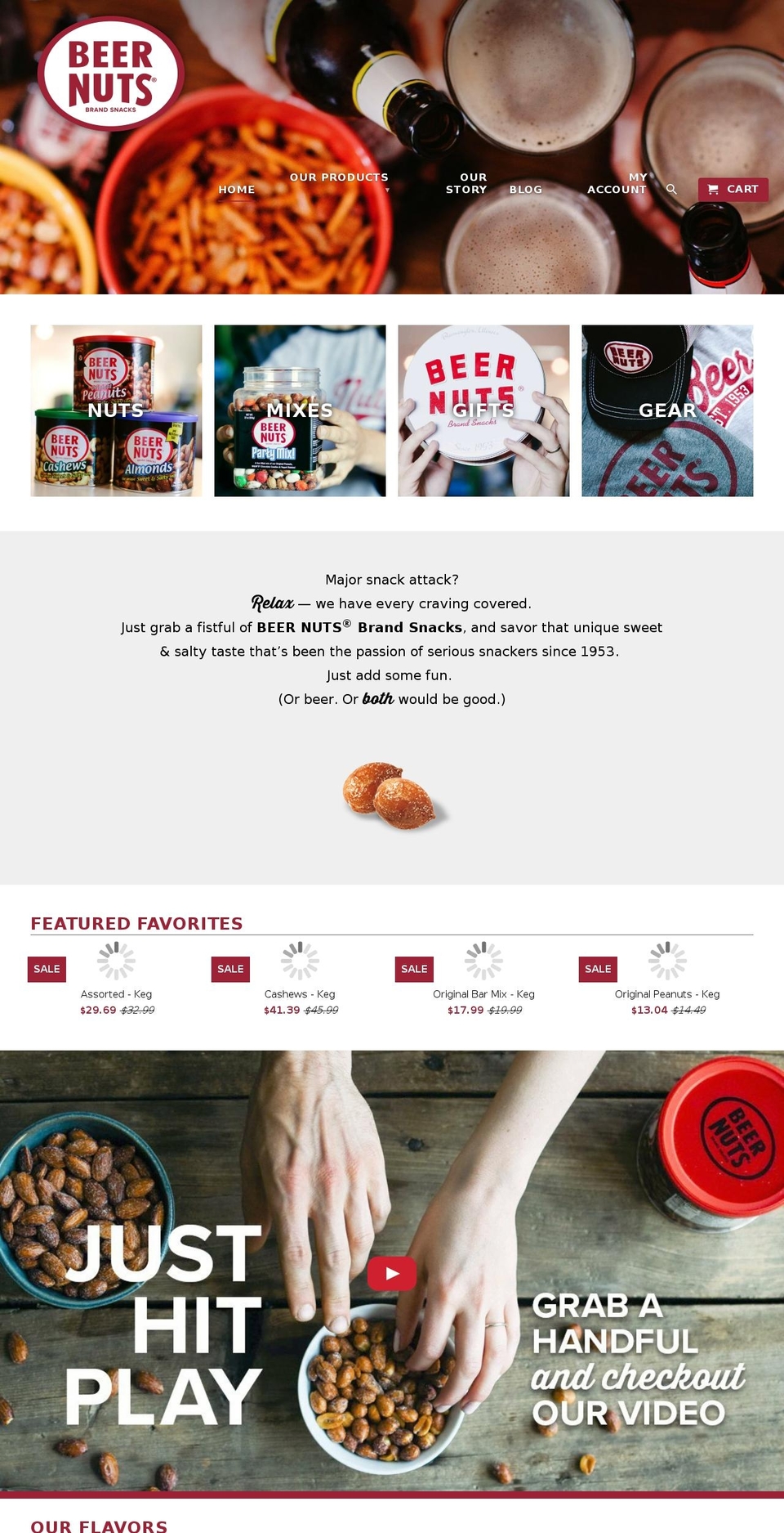 Beernuts 2018 - Checkout updated Shopify theme site example beernuts.net