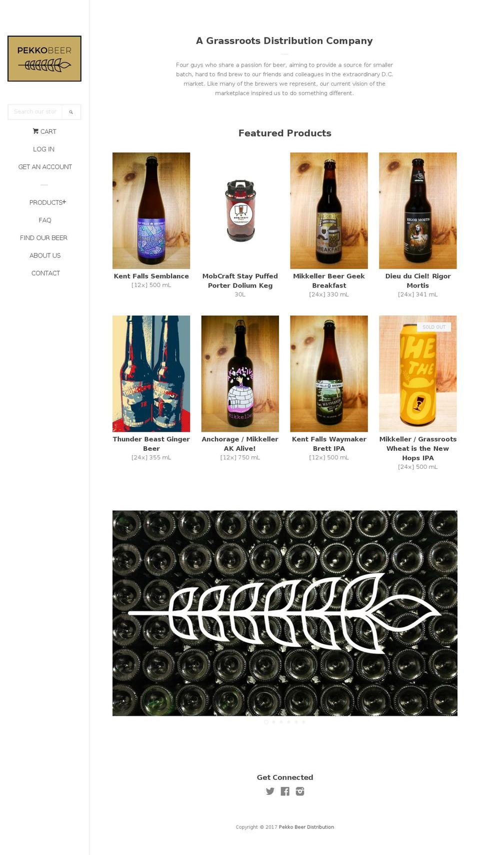 beerstoredc.com shopify website screenshot