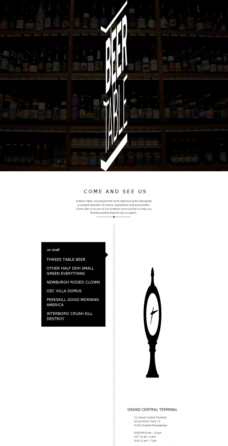 beer-table-2016 Shopify theme site example beertablebrooklyn.com