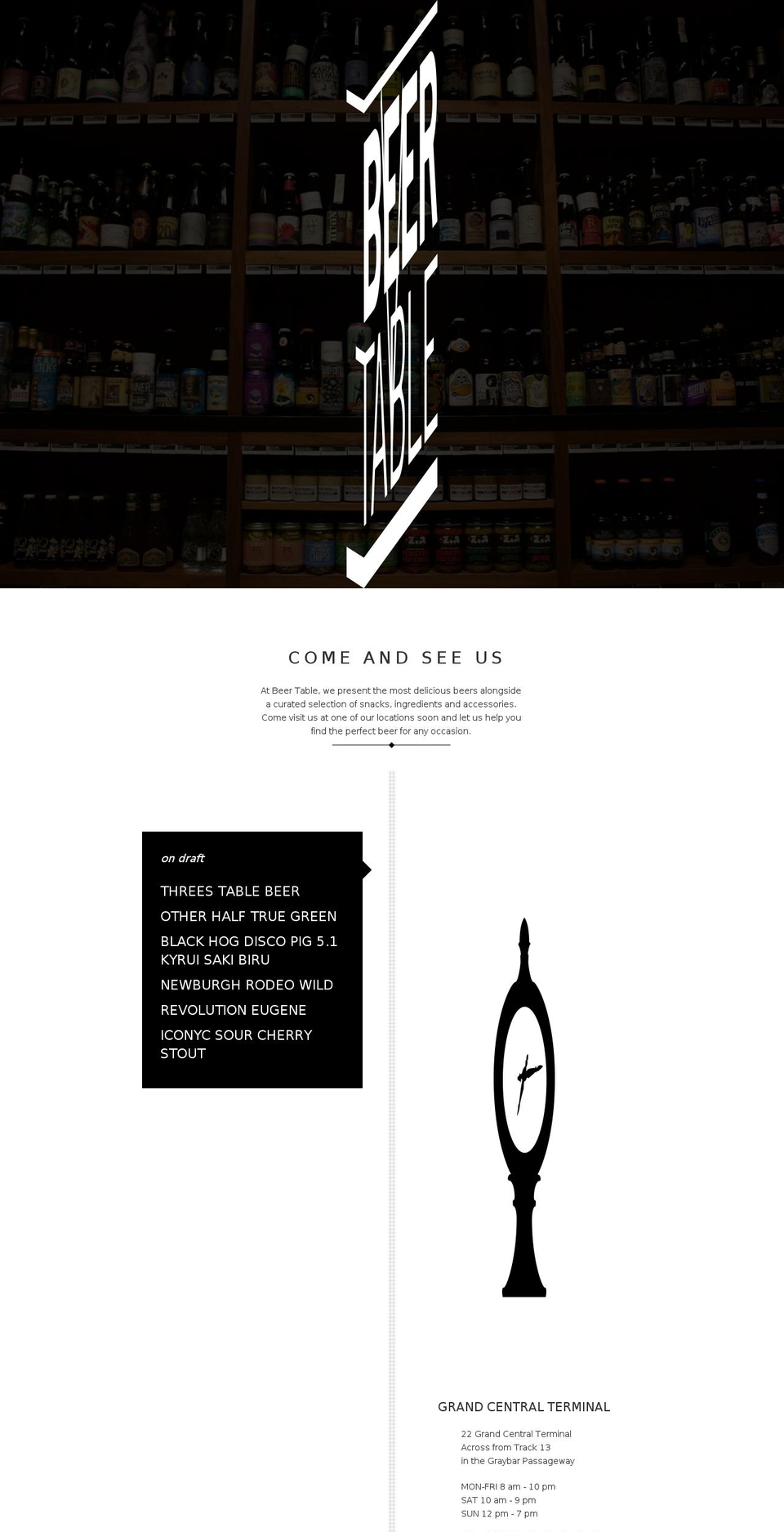 beer-table-2016 Shopify theme site example beertablechelsea.com